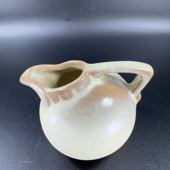 Vintage Frankoma Miniature Creamer Pitcher Glazed in Brown Hand Made Marked VTG - Picture 10 of 11